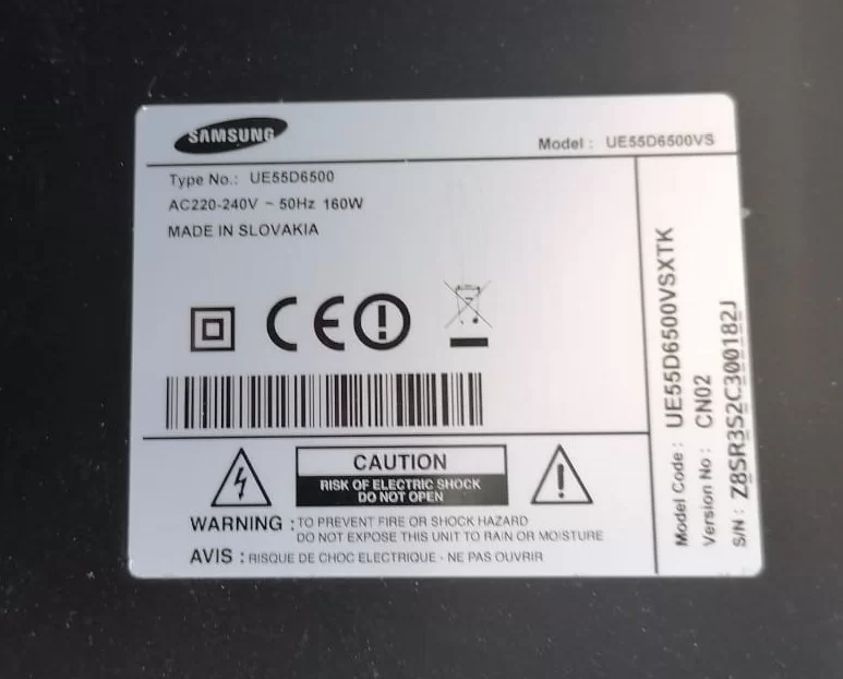 BN96-18089A, SAMSUNG UE55D6500, UE55D7000 HOPARLÖR TAKIMI