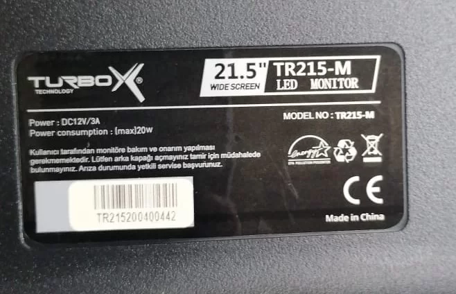 DZM-15A, TURBOX TR215-M KONTROL PANEL KARTI