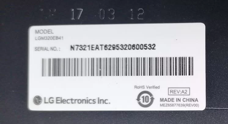 LGM320EB41, LG 32MN58HM-P LED BAR