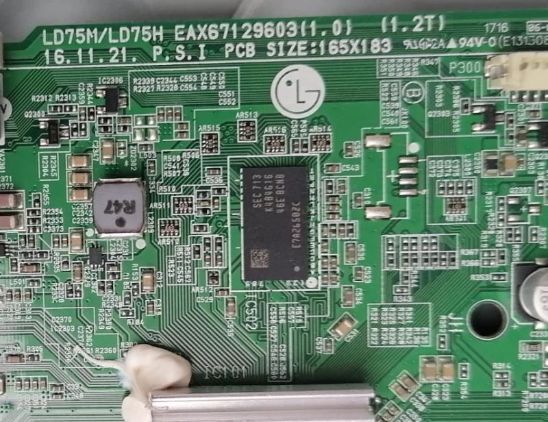 EAX67129603 (1.0), PZD110, LG 49LJ594V MAİNBOARD ANAKART