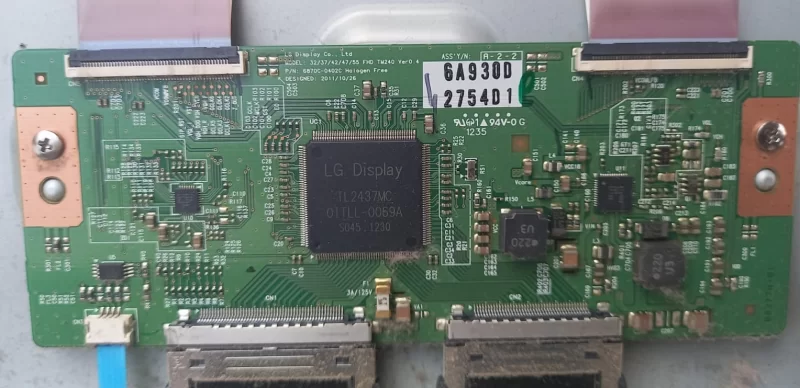 6870C-0402C, PANASONİC TX-L47ET5E T-CON BOARD