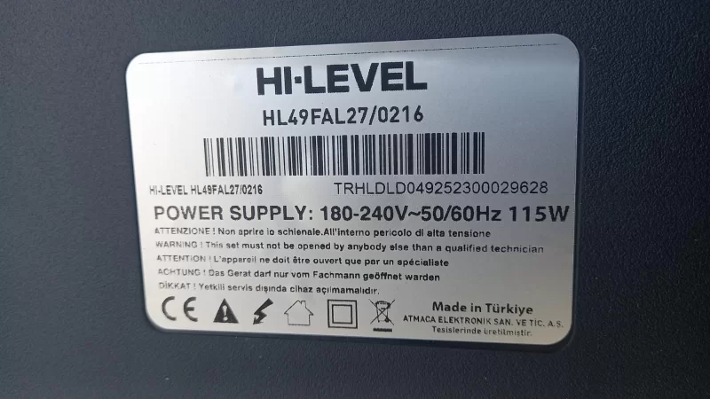 16SB002, HI-LEVEL HL49FAL27/0216 GÖZ SENSÖR IR