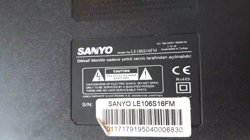 Sanyo Le106s16fm Lvds Kablosu