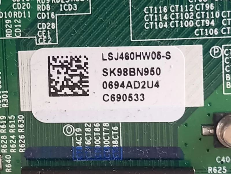 BN41-01892A, LSJ460HW05-S, SAMSUNG UE46EH6030 T-CON BOARD