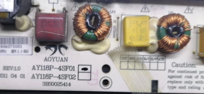 AY118P-4SF01, SUNNY SN042DLD12AT022 POWER BESLEME