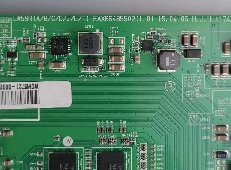 EAX66485502(1.0) , LG 43UF6407 , ANAKART , MAINBOARD