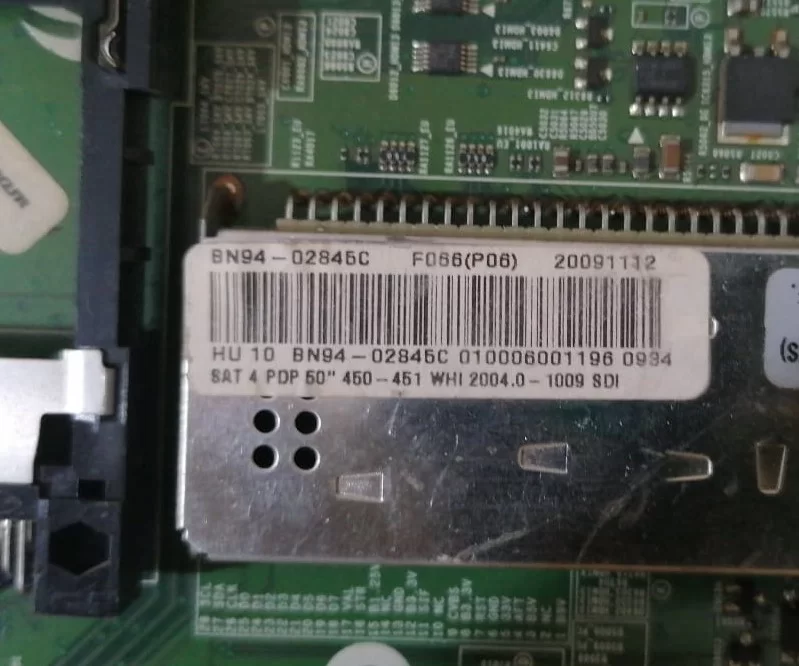 BN41-01180B, BN94-02845C, SAMSUNG PS50B451 MAINBOARD ANAKART