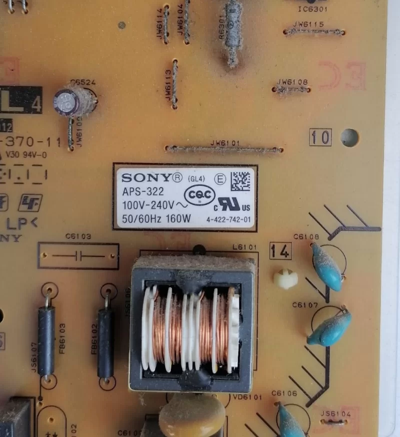 APS-322, SONY KDL-46EX650 POWER BESLEME