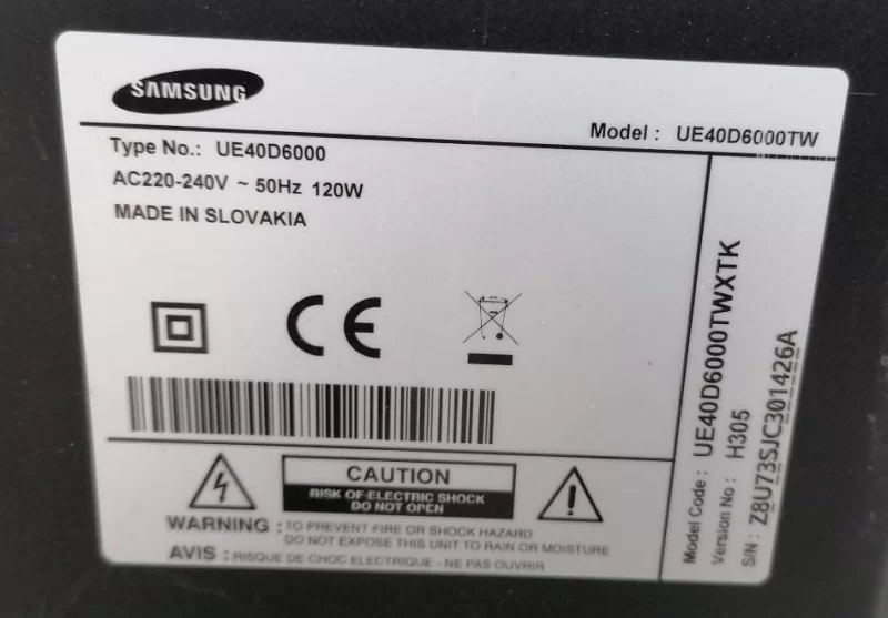 YS2131-H2 - 2739, SAMSUNG UE40D6000 T-CON FİLM KABLOSU