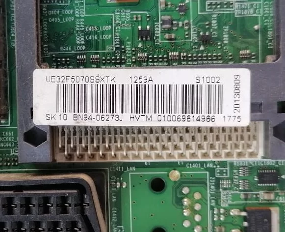 BN41-01955A, BN94-06273J, SAMSUNG UE32F5070ss MAİNBOARD ANAKART