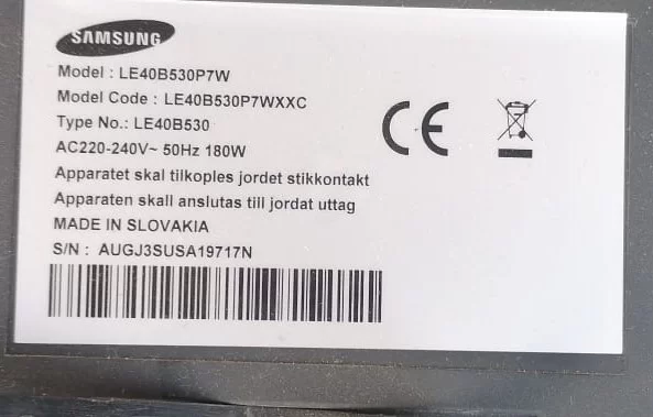 FHD60C4LV1.1, SAMSUNG LE40B530P7W T-CON KARTI