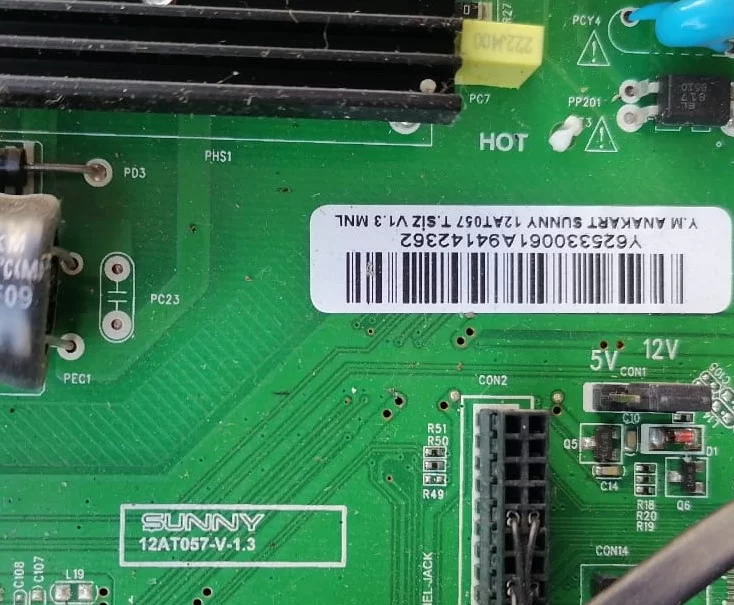 12AT057 V-1.3 ,  AXEN AX032DLD12AT057  Main Board Anakart