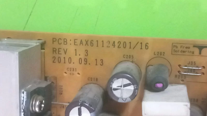 Eax61124201  16, 42lk430 Lg Besleme, Power Board