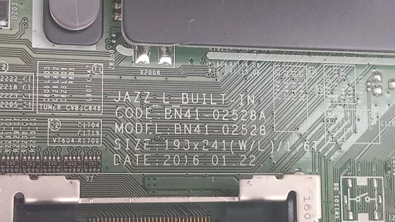 Bn94-11006b, Bn41-02528, Bn41-02528a, Samsung Ue40ku7000  Anakart, Maın Board