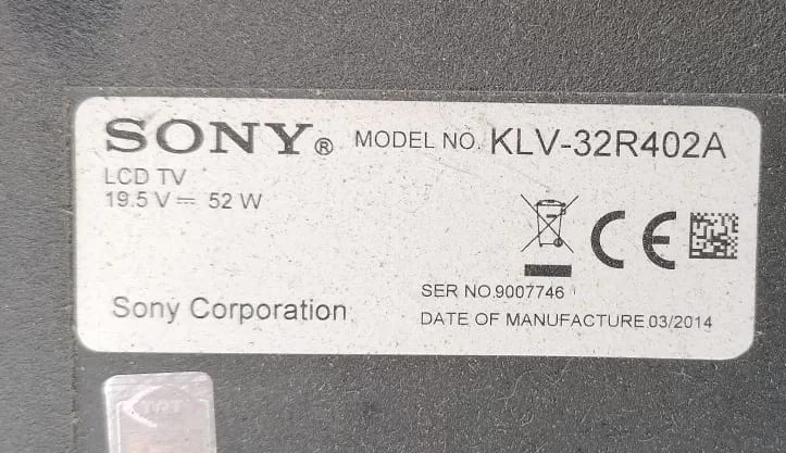 1-888-352-12, SONY KLV-32R402A MAİNBOARD ANAKART