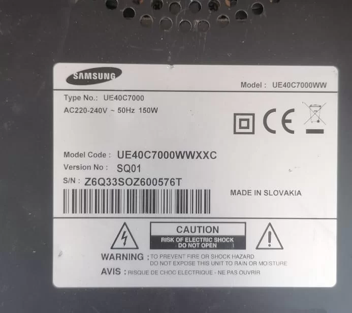 2010_R240S_MB4_0.5, SAMSUNG UE40C7000 TCON BOARD