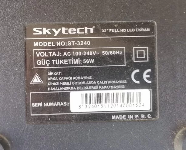 TP.VST59.P83, SKYTECH ST-3240 MAİNBOARD ANAKART