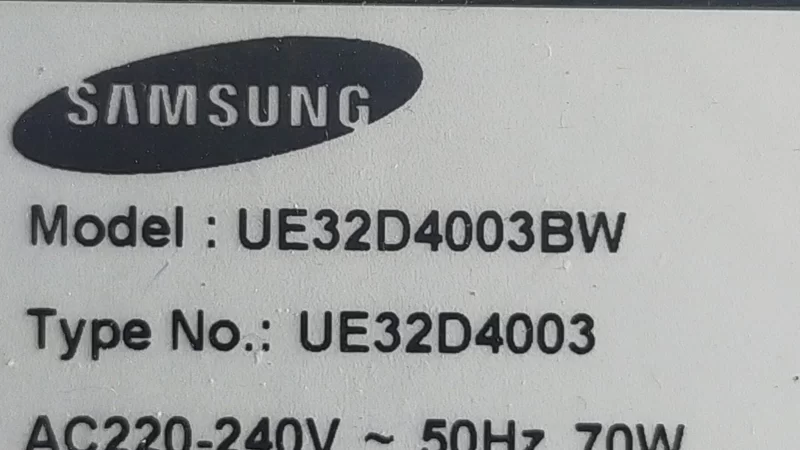 BN44-00472A, SAMSUNG UE32D4003BW POWER BESLEME