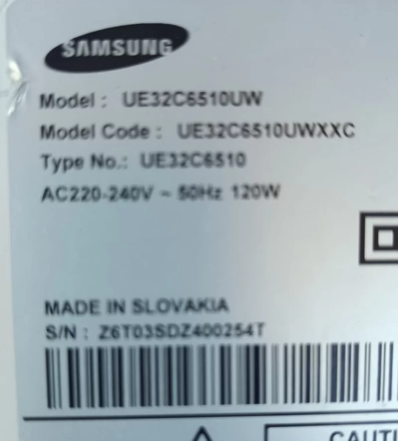 BN41-01444A, SAMSUNG UE32C6510UW MAİNBOARD ANAKART