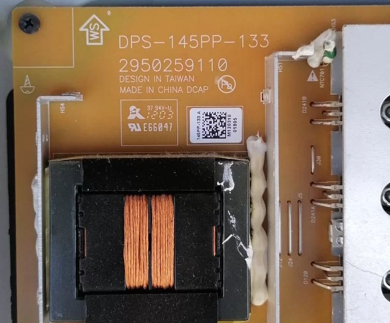 DPS-145PP-133, ARÇELİK A32-LEG-5W POWER BESLEME
