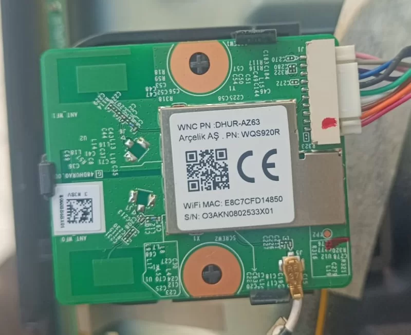 DHUR-AZ63, BEKO B43D 695 B WİFİ MODÜL