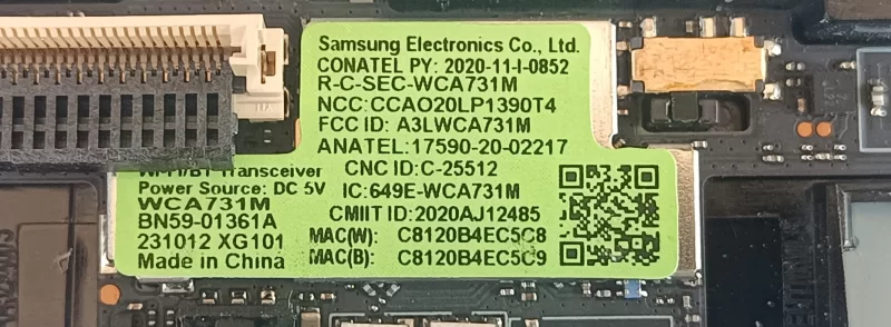 BN59-01361A WI-FI / IR REMOTE SENSOR, SAMSUNG S43BM700UP 