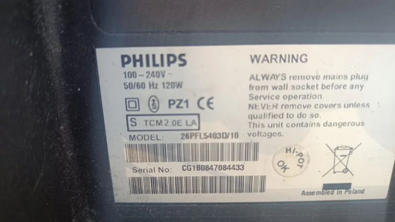 PLB800168A, PHİLİPS 26PFL5403D MAİNBOARD ANAKART