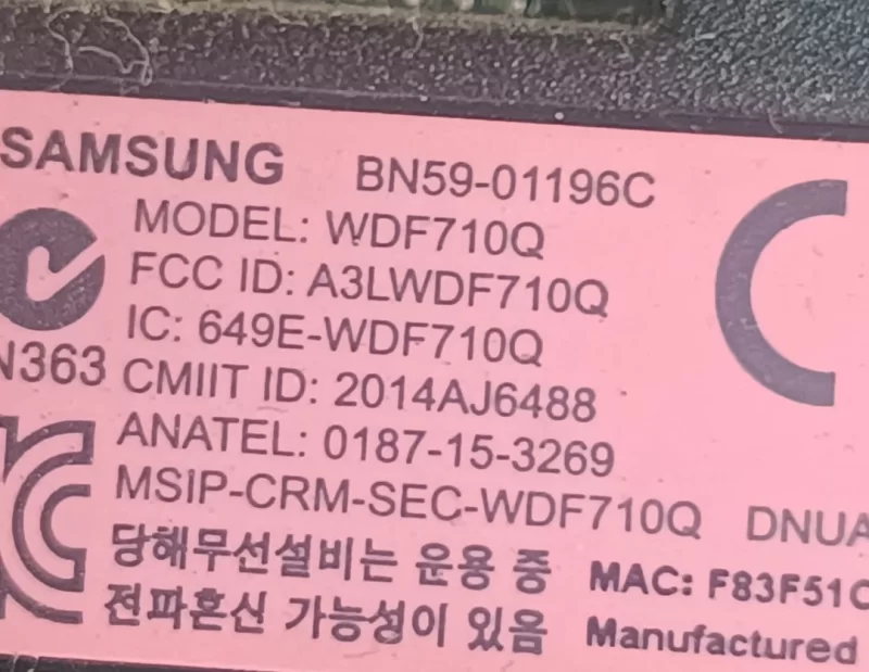 BN59-01196C, WDF710Q  SAMSUNG UE48J5270 WİFİ MODÜL