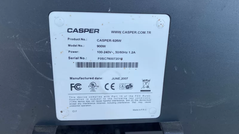 PI-190DTLB, 200-000-170DTLBM, CASPER 926W MONİTÖR POWER BESLEME