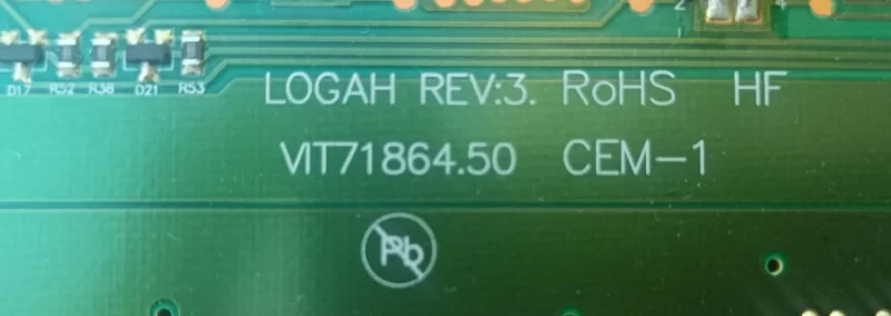 VIT71864.50 LOGAH REV.3, AOC L42A71H İNVERTER KARTI
