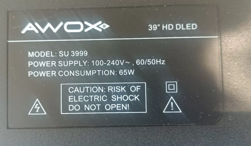 LE39D56S-R-03, AWOX 3999 GÖZ SENSÖR IR