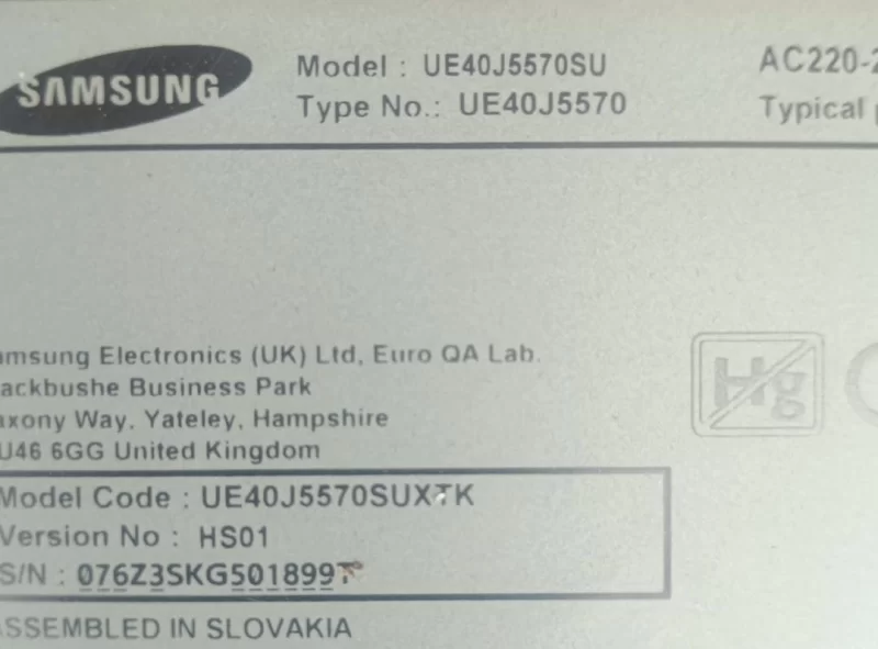 RUNTK 5538TP, SAMSUNG UE40J5570 TCON KARTI