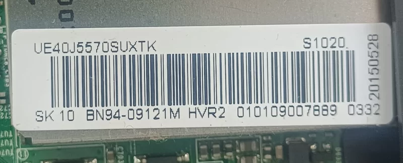BN41-02353B, BN94-09121M, SAMSUNG UE40J5570 MAİNBOARD ANAKART