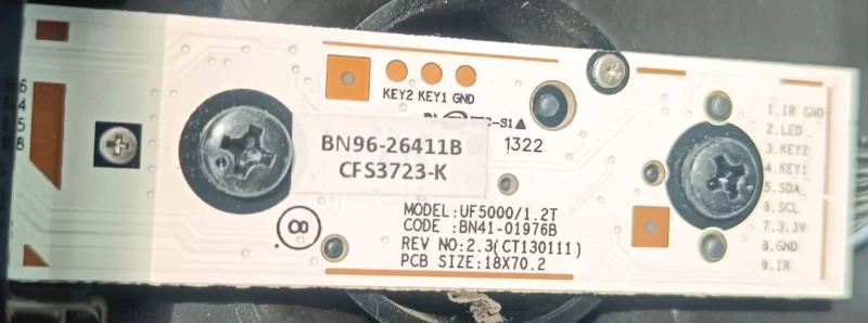 BN41-01976B, BN96-26411B, UF5000/1, SAMSUNG UE32F5070 KUMANDA GÖZÜ IR