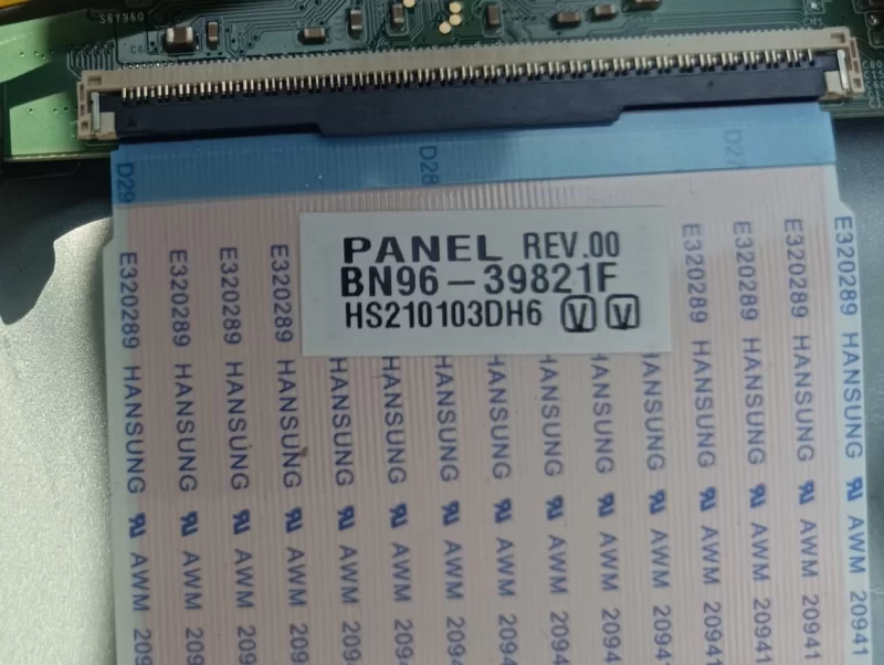 BN96-39821F, SAMSUNG UE50TU8000 LVDS KABLOSU