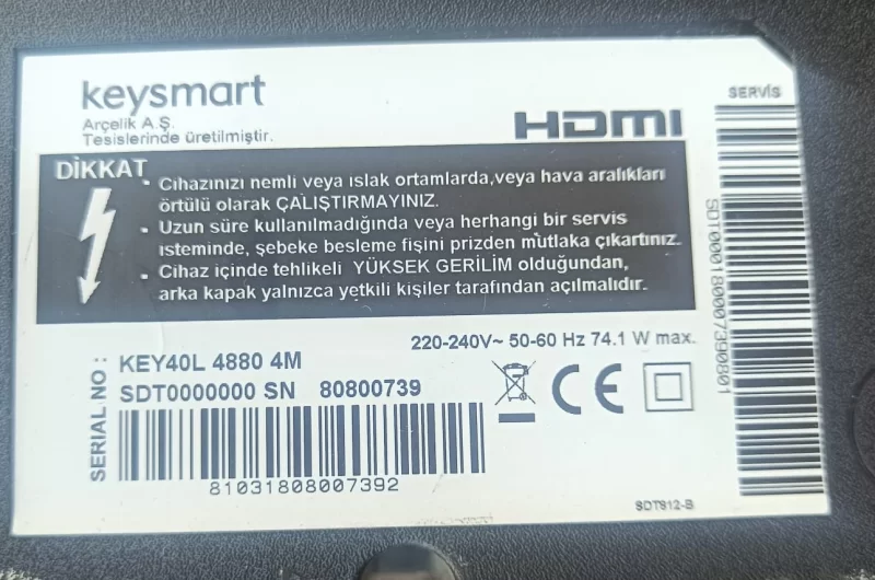 5823-A3M12G-0P10, SDTAEZ, KEYSMART KEY40L 4880 4M MAİNBOARD ANAKART