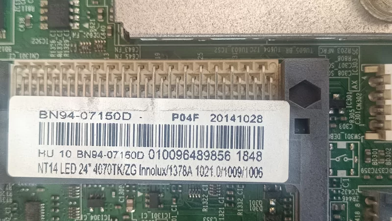 BN41-02251A, BN94-07150D, SAMSUNG UE24H4070S MAİNBOARD ANAKART