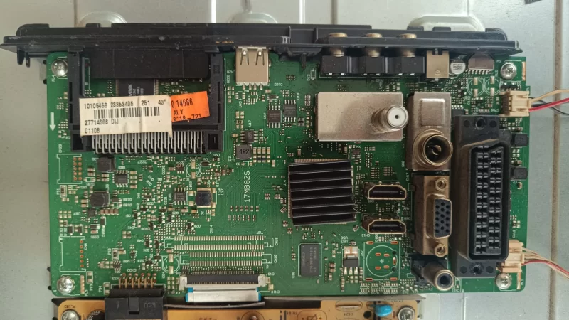 17MB82S, 10105458, 23353406, TELEFINKEN 43TF4025 MAİNBOARD ANAKART