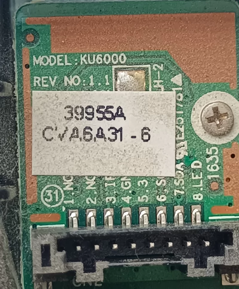 KU6000, SAMSUNG UE50KU7000U SENSÖR GÖZ IR