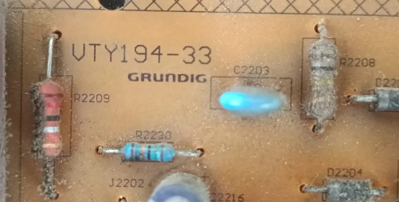 VTY194-33, GRUNDİG G48L 5531 4B POWER BESLEME