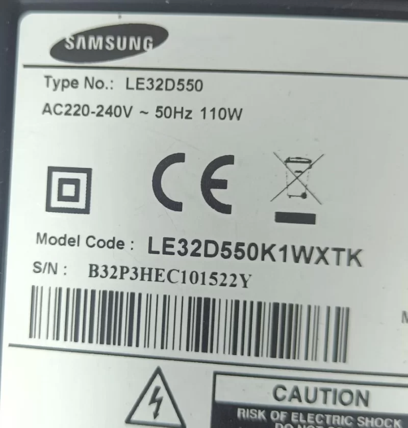 BN41-01751A, BN94-0541F SAMSUNG LE32D550 MAİNBOARD ANAKART