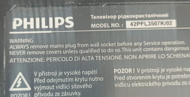 715G5246-P01-000-002H, PHİLİPS 42PFL3507K/02 POWER BESLEME