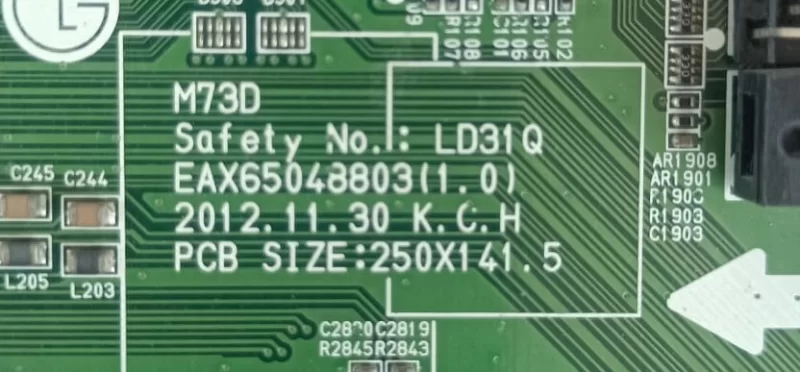 EAX65048803 (1.0), M73D, LD31Q, LG M2232D-PZ MAİNBOARD ANAKART