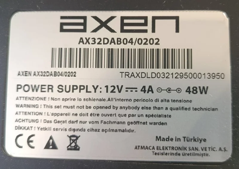 17AT004V1.1, AXEN 32DAB04/0202 MAİNBOARD ANAKART