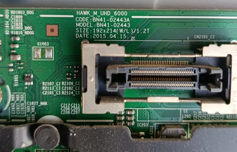 BN41-02443A, BN94-10704G, SAMSUNG UE40JU6070U MAİNBOARD ANAKART
