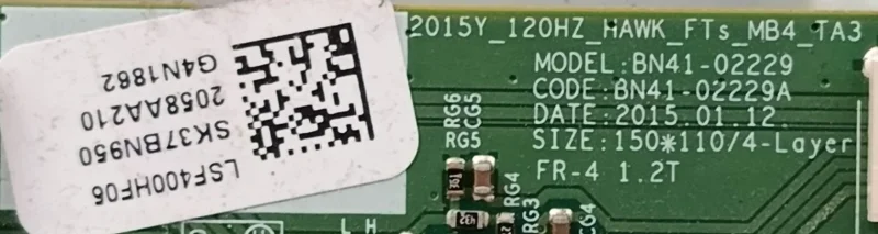 BN41-0229A, LSF400HF06, SAMSUNG UE40J6370S TCON KARTI