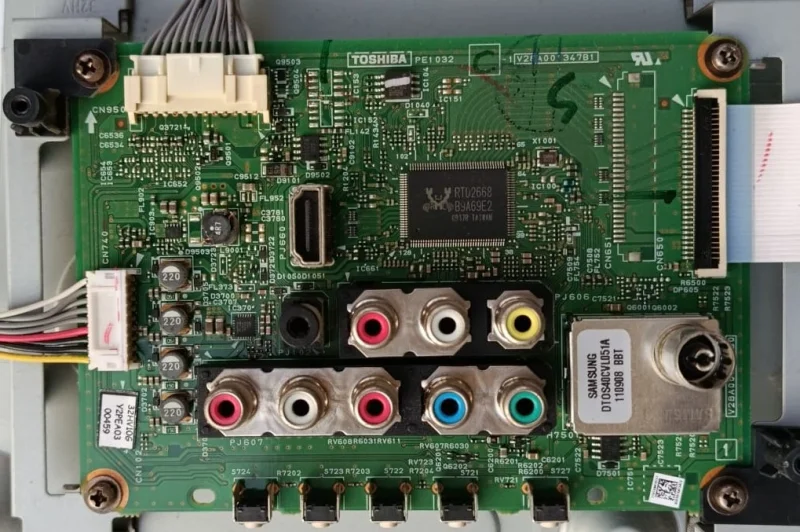 TOSHİBA PE1032, V28A00, TOSHİBA 32HV10G MAİNBOARD ANAKART