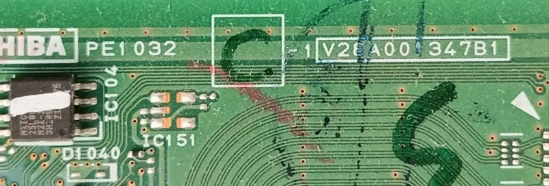 TOSHİBA PE1032, V28A00, TOSHİBA 32HV10G MAİNBOARD ANAKART