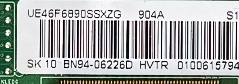 BN41-01958A, BN94-06226D, SAMSUNG UE46F6800 MAİNBOARD ANAKART