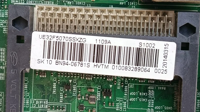 BN41-01955B, BN94-06781A, SAMSUNG UE32F5070 MAİNBOARD ANAKART